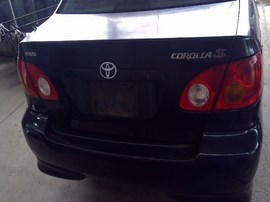 2003 TOYOTA COROLLA, BLACK, S MODEL, 1.8L,  AT,  Z25189